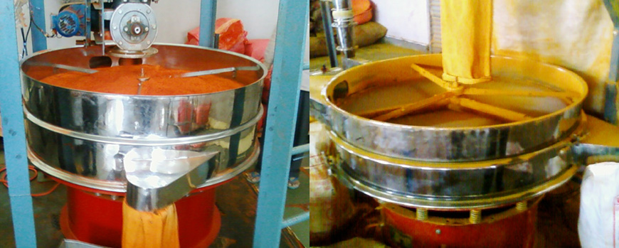 Vibrating Screen for Spices